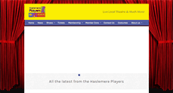 Desktop Screenshot of haslemereplayers.com